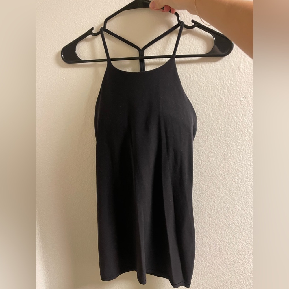 Black Nulu High neck Lululemon Tank- 4